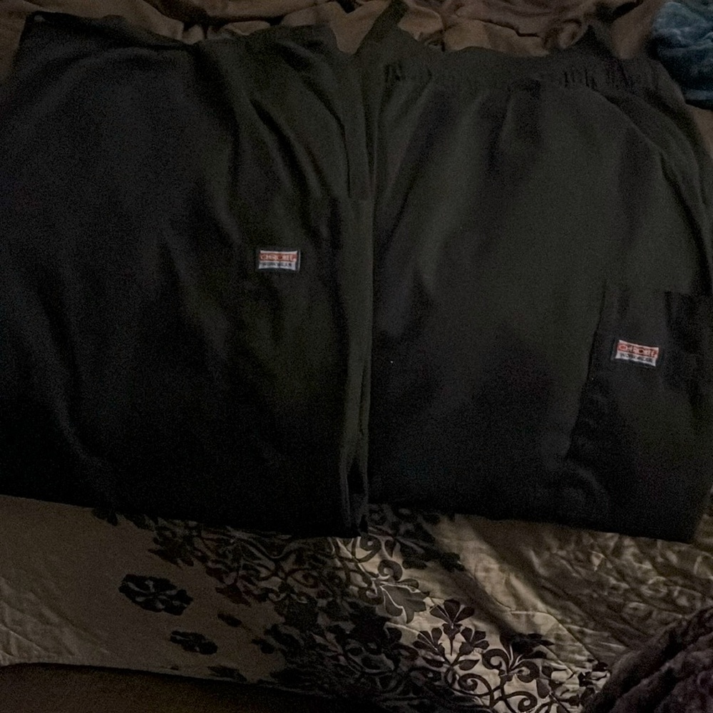 Cherokee Workwear scrub pants size 4x this is 2 pair both not worn much.